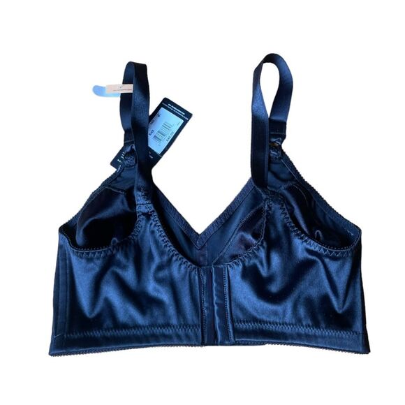 Bali Classic Support Cool Comfort Fabric Black Bra Womens Size 34DD NWT - Picture 2 of 7